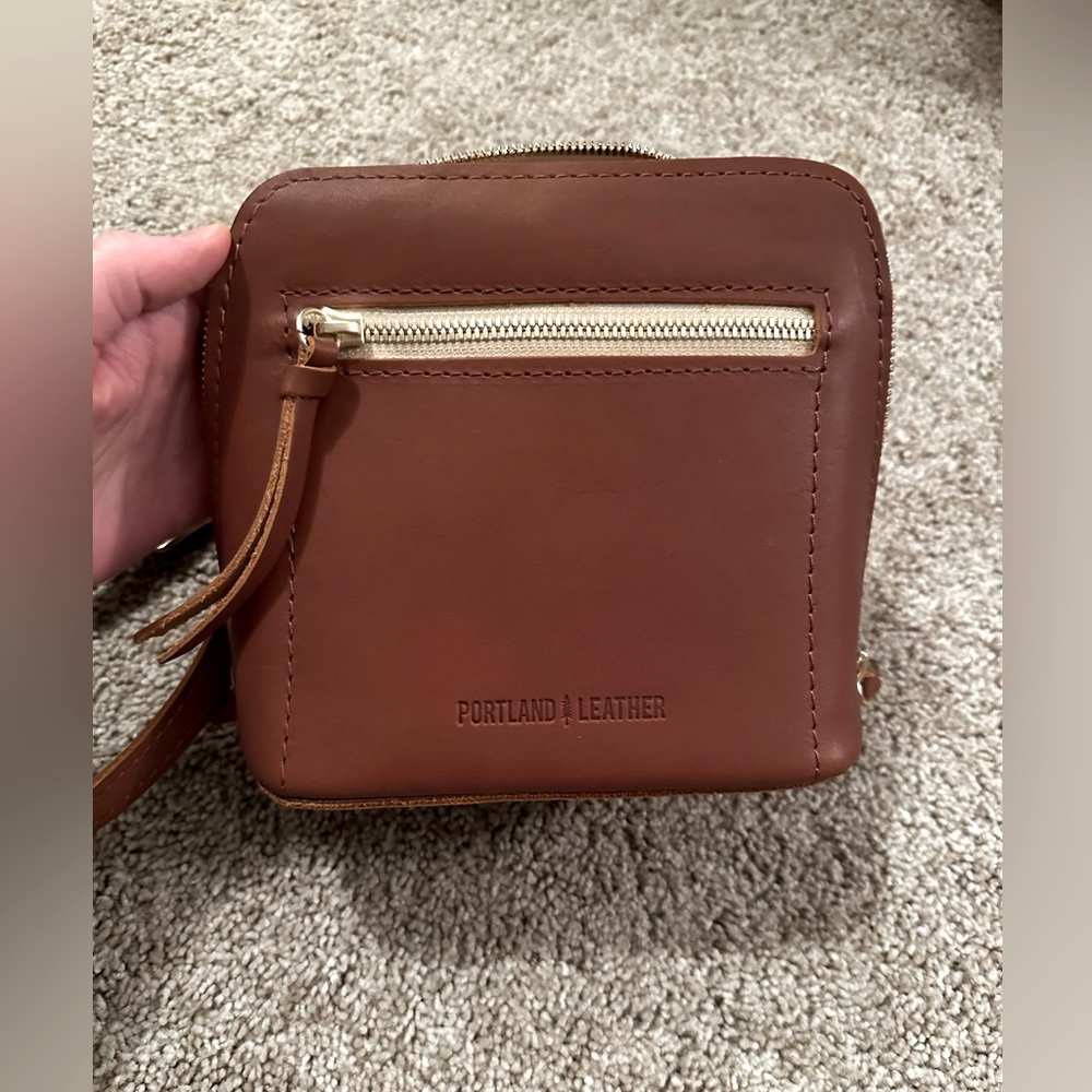 Portland Leather AP Petite Luna Bag in Honey